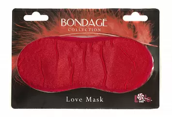 Маска на глаза love mask Bondage Collection Lola Games