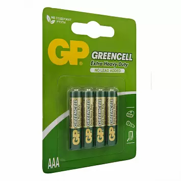 Батарейки AAA GP Greencell GP-10883