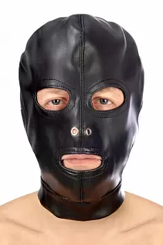 БДСМ маска-шлем с отверстиями для рта,глаз и ноздрей Fetish Tentation CONCORDE 570118