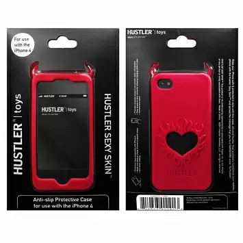 Красный чехол HUSTLER из силикона для iPhone 4, 4S H45533-11001