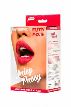 Мастурбатор рот и вагина TOYFA Juicy Pussy Pretty Mouth