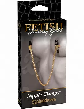 Зажимы на соски Nipple Clamps Fetish Fantasy Gold PipeDream 397727
