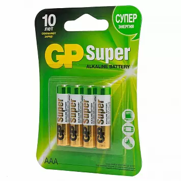 Батарейки AAA GP Super GP-10632