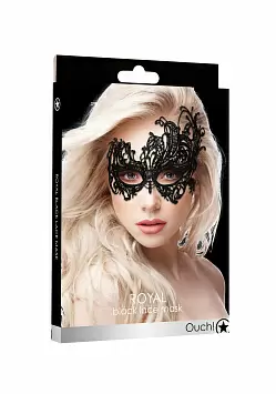 Кружевная маска ручной работы Royal Black Lace Mask