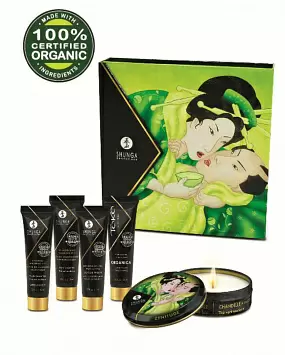 Набор 5 предметов &quot;Секрет гейши&quot; Зеленый чай Shunga Geisha's Secret 