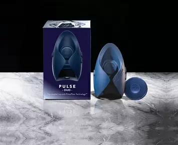 Инновационный мужской вибратор-осциллятор для головки члена PULSE DUO 