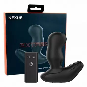 NEXUS REVO EXTREME Массажер простаты с вращающейся головкой и дистанционным управлением от Нексус