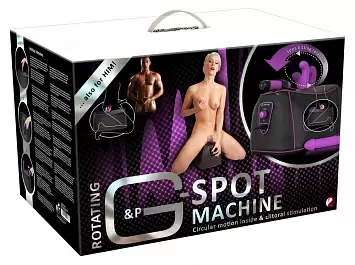 Секс машина со смеными насадками Rotating G - P-Spot Machine