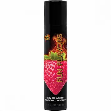 Съедобный согревающий лубрикант Клубника 4 в 1 WET Fun Flavored Sexy Strawberry