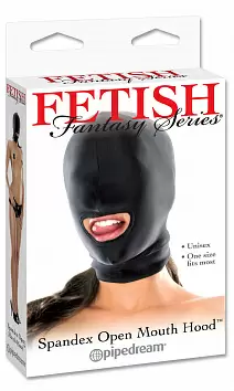 Маска на лицо с открытым ртом Fetish Fantasy Series Spandex Open Mouth Hood 3855-02 PD