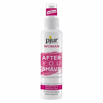 Спрей после бритья интимной зоны с алоэ и пантенолом Pjur Woman After you shave 