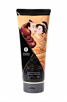Съедобный массажный крем Миндаль Shunga Kissable massage cream