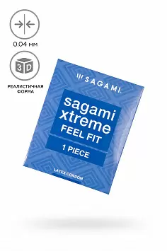 Презервативы супероблегающие 0,04 Sagami Xtreme Feel Fit