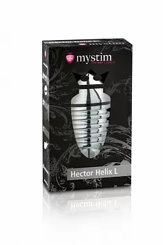 Металлическая пробка для электростимуляции Hector Helix L Mystim