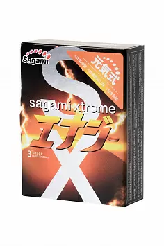 Презервативы Sagami с ароматом энергетика Xtreme Energy