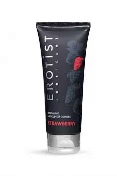 Лубрикант на водной основе с ароматом клубники Erotist Strawberry
