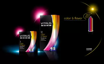 Презервативы VITALIS premium Color&flavor