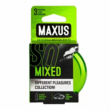 Презервативы Микс набор в железном кейсе MAXUS Mixed 