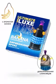 Презерватив Банан Африканский Круиз Luxe BLACK ULTIMATE