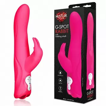 Розовый вибромассажер стимулирующий точку-G Hustler Toys by Erotic Fantasy