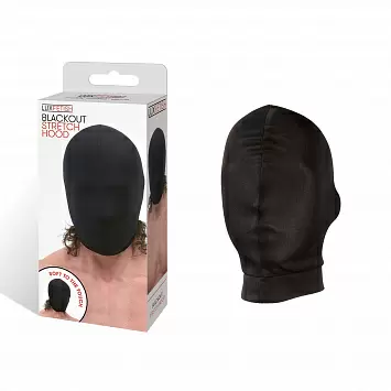 Глухая маска на лицо Blackout Lux Fetish LF6008