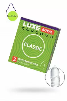 Презервативы гладкие LUXE ROYAL Classic