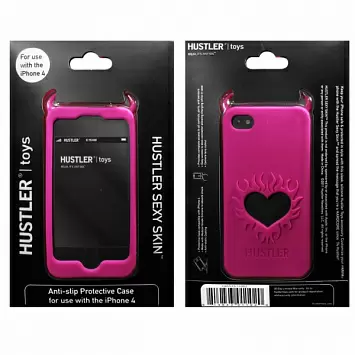 Розовый чехол HUSTLER из силикона для iPhone 4, 4S H45533-11002