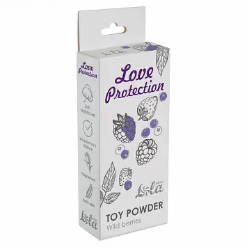 Пудра для игрушек с ароматом лесных ягод Love Protection